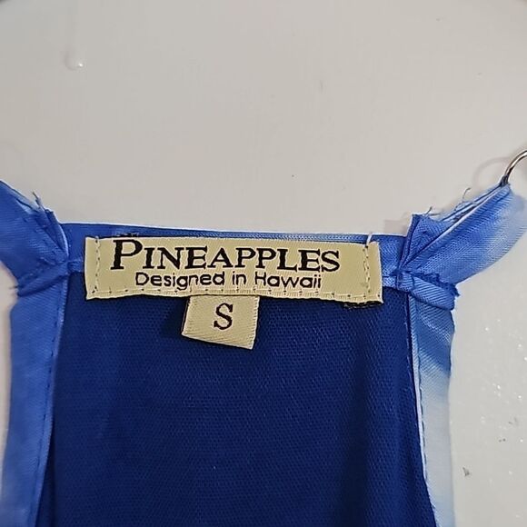 Pineapples Designed in Hawaii Tie Dye Maxi Dress Size Small‎ - Picture 6 of 10